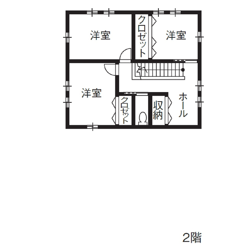 アゲルホーム できる！ ことが増えた快適動線。毎日が嬉しい。想いを叶えた家の間取り図（4LDK）2階