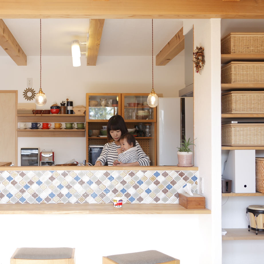 いがみ建築工房　伊神建設 岐阜｜広い玄関土間で遊ぶ！好きなものに囲まれて、家族が仲良しになれる「小さな家」の建築実例画像6