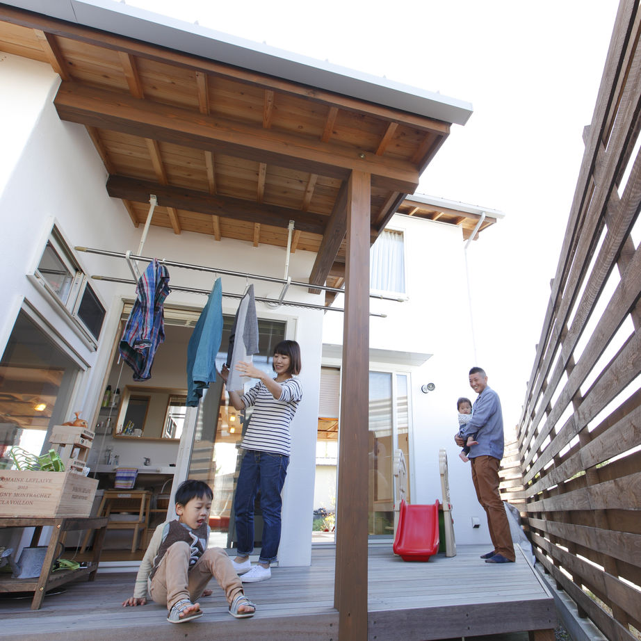 いがみ建築工房　伊神建設 岐阜｜広い玄関土間で遊ぶ！好きなものに囲まれて、家族が仲良しになれる「小さな家」の建築実例画像7