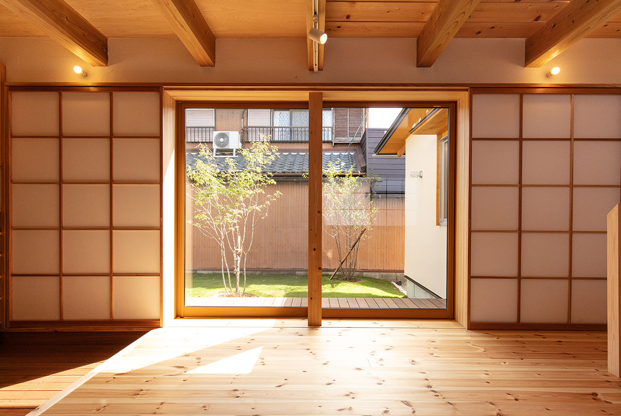 いがみ建築工房　伊神建設 【各務原市｜自然素材】「こんなお家で暮らしたい」で叶えたコンパクトなのに伸びやかな「小さな家」の建築実例画像4