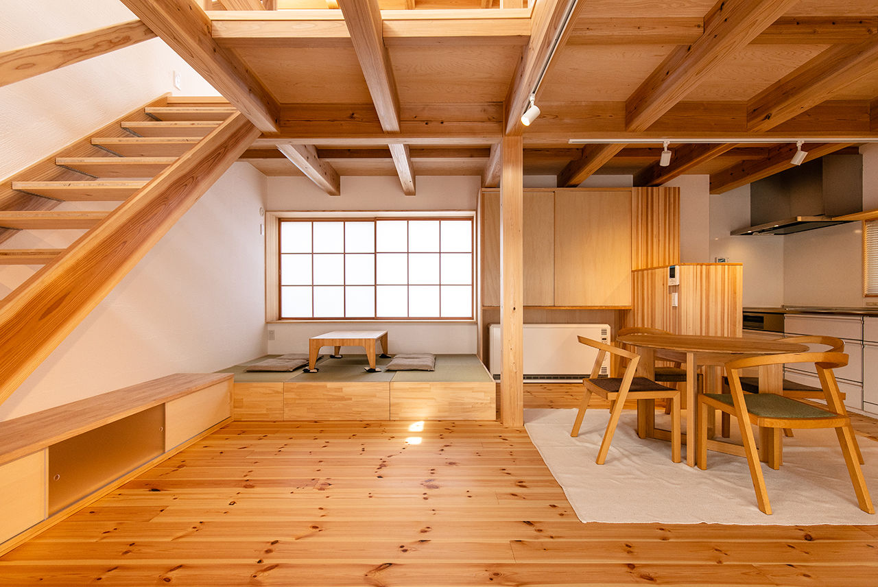 いがみ建築工房　伊神建設 【各務原市｜自然素材】「こんなお家で暮らしたい」で叶えたコンパクトなのに伸びやかな「小さな家」の建築実例画像5