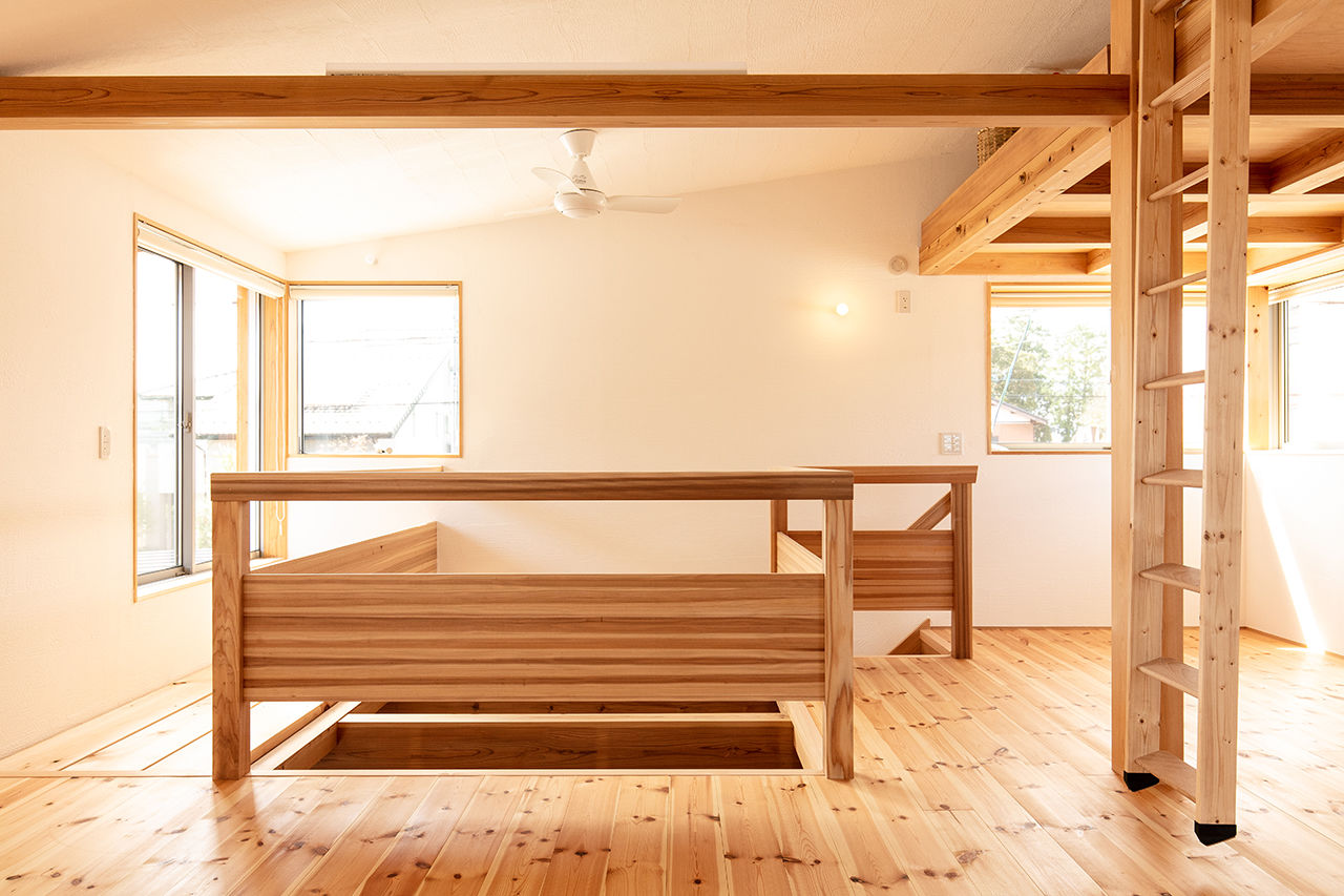 いがみ建築工房　伊神建設 【各務原市｜自然素材】「こんなお家で暮らしたい」で叶えたコンパクトなのに伸びやかな「小さな家」の建築実例画像9