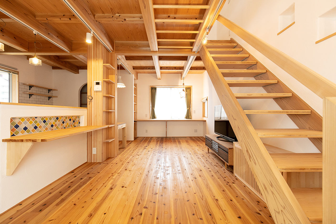 いがみ建築工房　伊神建設 【各務原市｜自然素材】日本伝統の「土蔵造り」をほうふつとさせる、どこか懐かしさを感じる「小さな家」の建築実例画像4