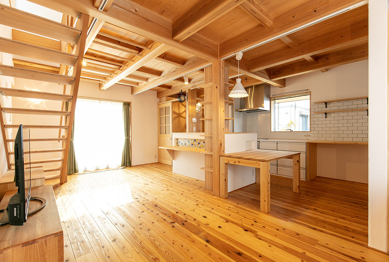 いがみ建築工房　伊神建設 【各務原市｜自然素材】日本伝統の「土蔵造り」をほうふつとさせる、どこか懐かしさを感じる「小さな家」の建築実例画像5