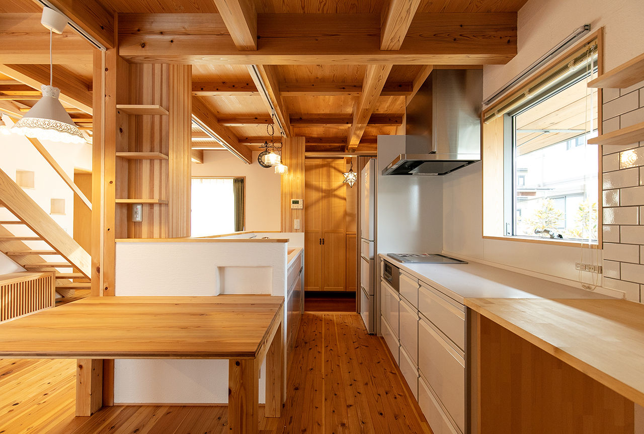 いがみ建築工房　伊神建設 【各務原市｜自然素材】日本伝統の「土蔵造り」をほうふつとさせる、どこか懐かしさを感じる「小さな家」の建築実例画像6