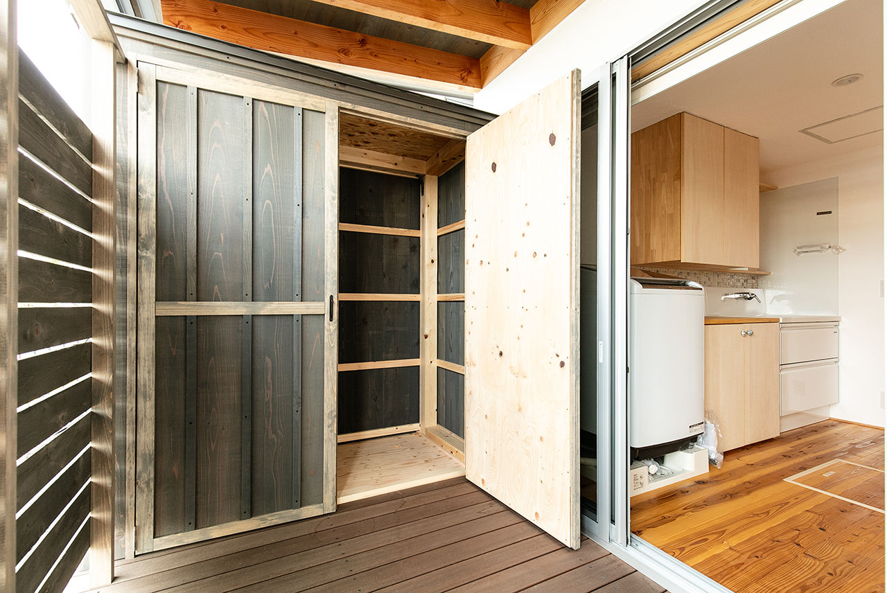 いがみ建築工房　伊神建設 【各務原市｜自然素材】日本伝統の「土蔵造り」をほうふつとさせる、どこか懐かしさを感じる「小さな家」の建築実例画像8