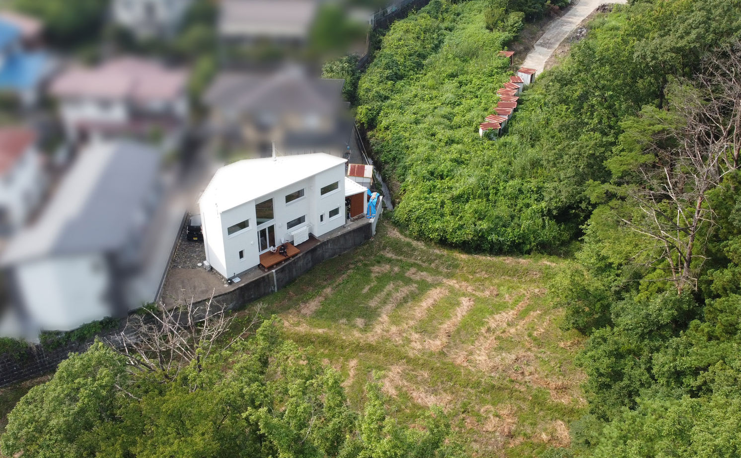 negla設計室 【扇形変形土地】自然と共生しながら美しく暮らす、アイデア満載の建築士自邸の建築実例画像10