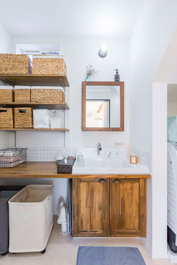 cozy house（コージーハウス） 【ガレージ/2000万円台/35坪以下/間取り有】外壁も床も壁も自然素材。傷も味に、シャビーシックな可愛い家の建築実例画像5