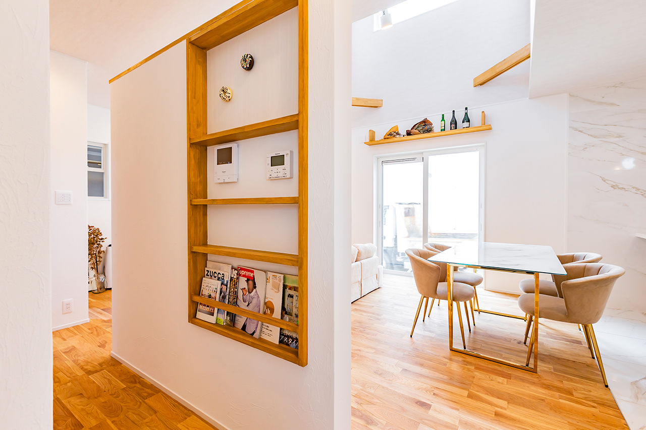 cozy house（コージーハウス） 【自然素材/2000万円台/40坪以下/間取り有】耐震等級3の安心、可愛いと落ち着きを併せた吹抜けリビングの家の建築実例画像9