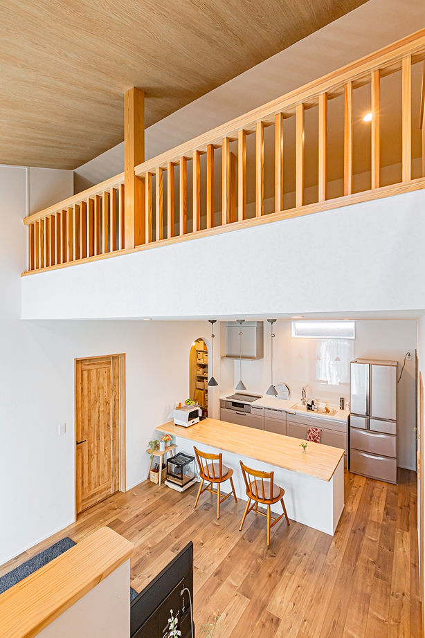 cozy house（コージーハウス） 【平屋/2000万円台/23坪/間取り有】コンパクトなロフト付き平屋。漆喰壁で仕上げた健康志向の二世帯住宅の建築実例画像2