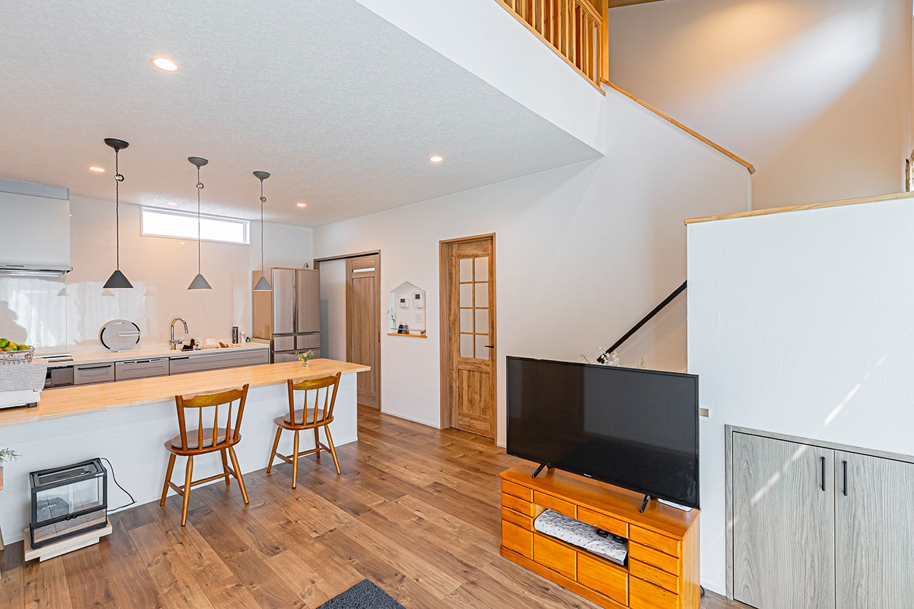 cozy house（コージーハウス） 【平屋/2000万円台/23坪/間取り有】コンパクトなロフト付き平屋。漆喰壁で仕上げた健康志向の二世帯住宅の建築実例画像5