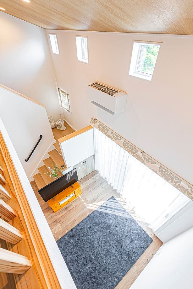 cozy house（コージーハウス） 【平屋/2000万円台/23坪/間取り有】コンパクトなロフト付き平屋。漆喰壁で仕上げた健康志向の二世帯住宅の建築実例画像10