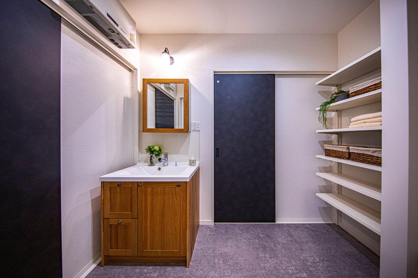 万代ホーム 【2500万円台/宮崎市/33坪/平屋/ロフト/間取り/耐震等級３】縁側のようなデッキのある雑貨屋テイストの平屋の建築実例画像6