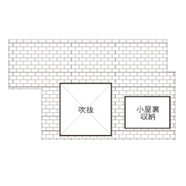大原建設（パナソニックビルダーズグループ） 【大きな窓からたっぷりの自然光が差し込み心地良い家/間取り有】テクノストラクチャーで耐震面でも安心の間取り図（4LDK）R階