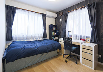 大原建設（パナソニックビルダーズグループ） 【大好きな料理のためにキッチンにこだわった家/間取り有】カフェ風×カリフォルニアスタイルの空間が完成の建築実例画像9