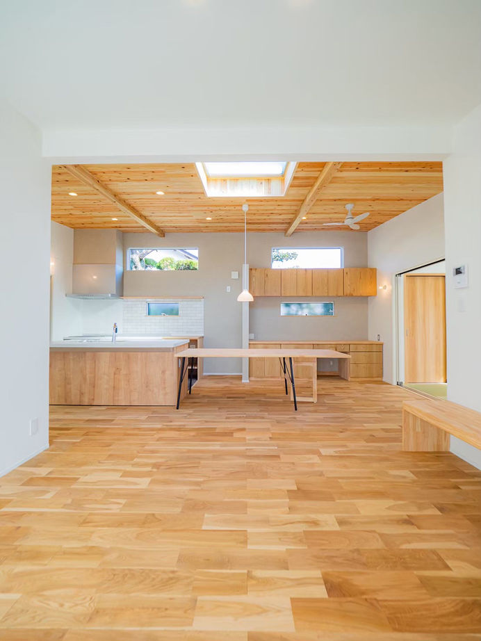 ドヒハウス 【2500万円～2999万円／平屋／アイランドキッチン／木の温かみ】笑顔が集まるLDKを家の中心にの建築実例画像6