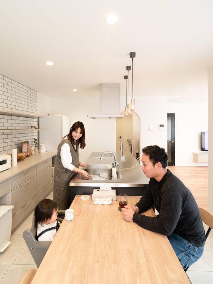 ドヒハウス 【2500万～2999万円】シンプルに造作、一階で完結する家の建築実例画像2