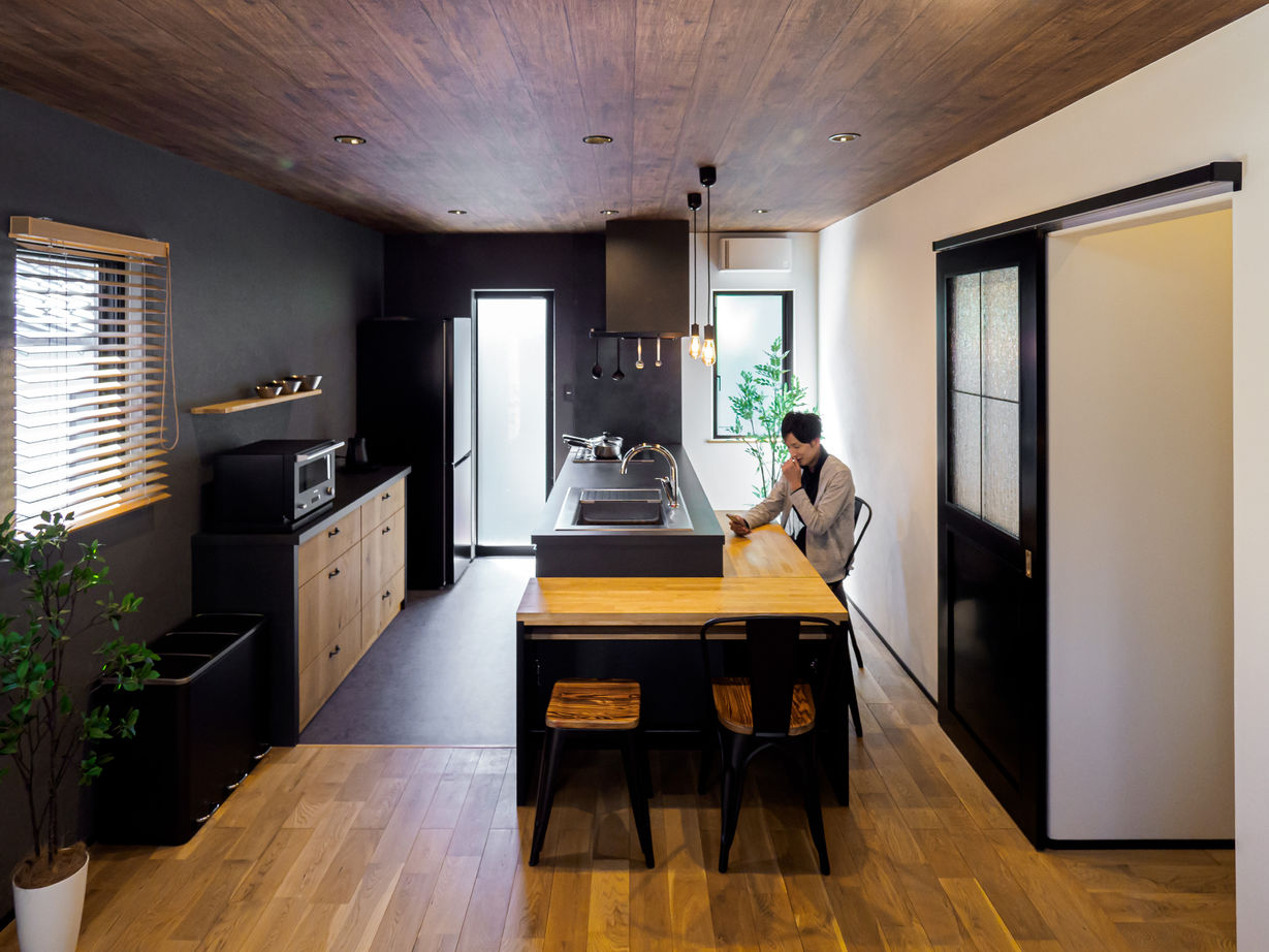 ドヒハウス 【間取り図有/1000万円台/平家/2LDK／ガレージ】男の夢実現平屋ガレージハウスの建築実例画像6