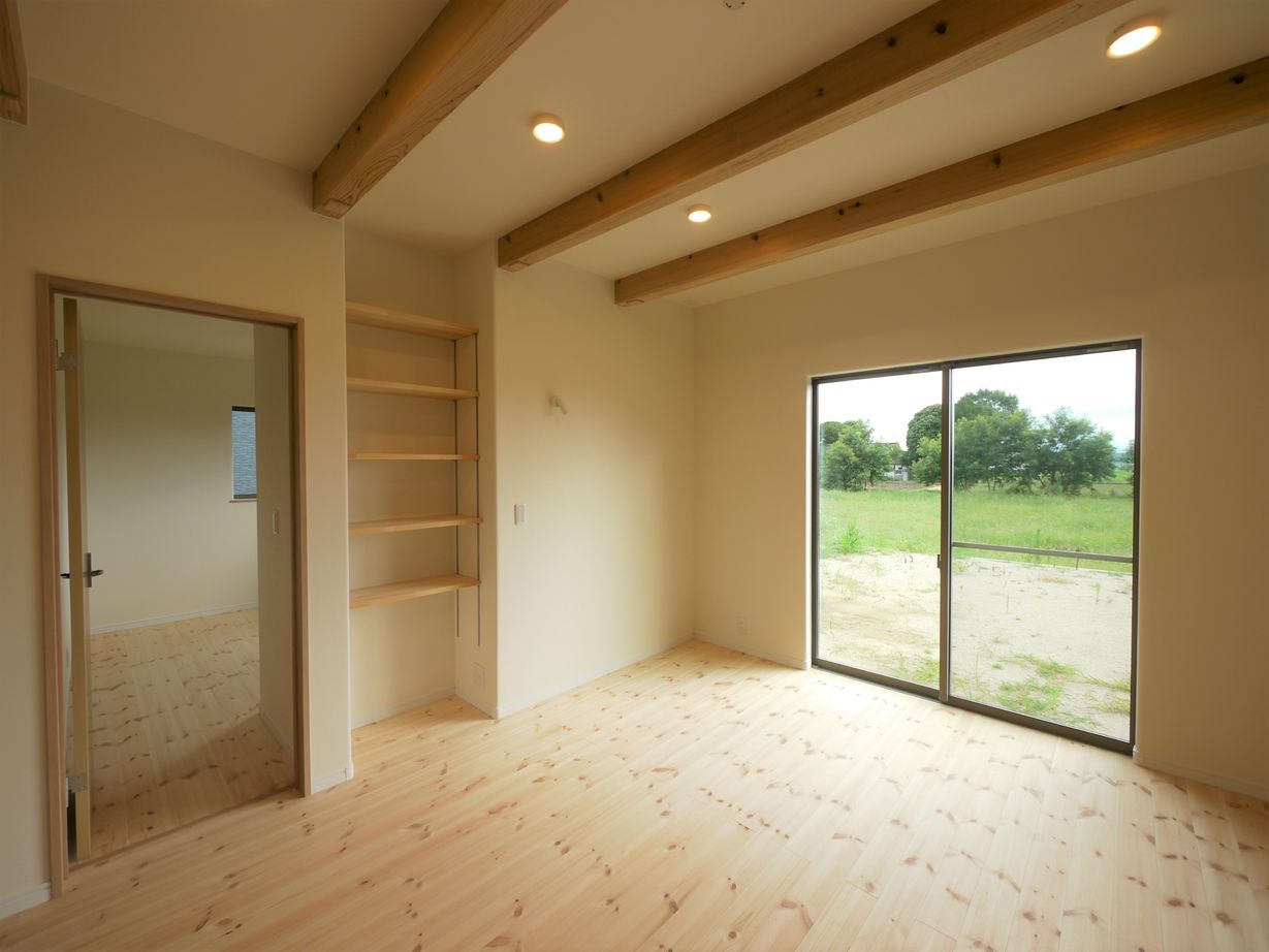 コスモホーム 【3LDK/平屋の家/熊本/無垢材】自然素材をふんだんに使った平屋の実例の建築実例画像2