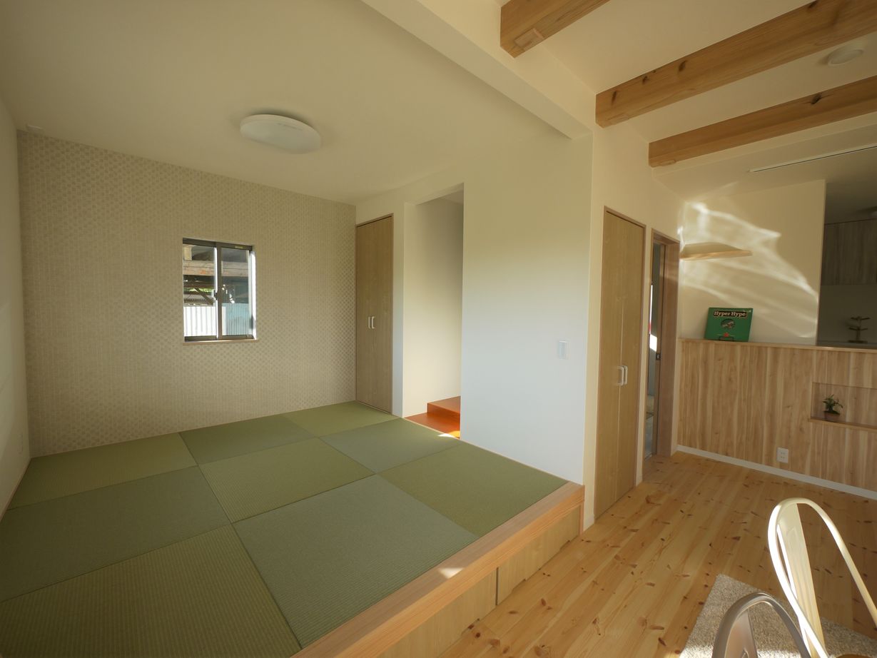 コスモホーム 【3LDK/平屋の家/熊本/無垢材】自然素材をふんだんに使った平屋の実例の建築実例画像3