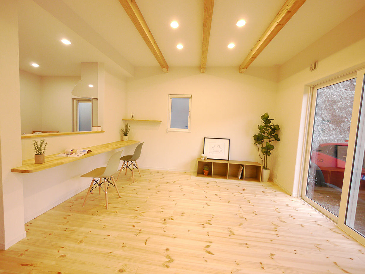コスモホーム 【3LDK/1500万円/木の家】自然素材をふんだんに使った収納力抜群の家の建築実例画像3