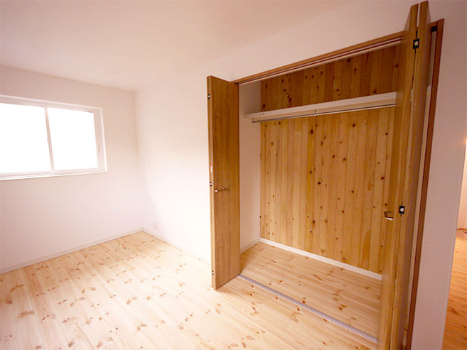 コスモホーム 【3LDK/1500万円/木の家】自然素材をふんだんに使った収納力抜群の家の建築実例画像7