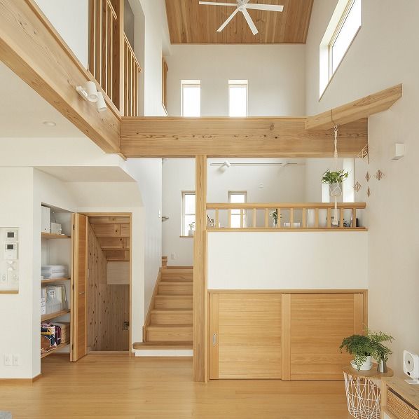 棟匠 「裸足で過ごすのが気持ちいい！」　無垢の木の優しさと全館空調で叶えたくつろぎの住まいの建築実例画像3