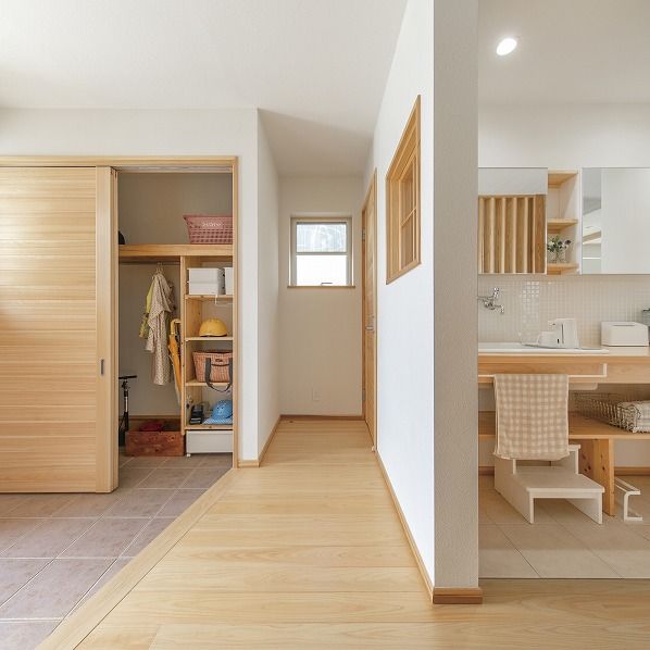 棟匠 「裸足で過ごすのが気持ちいい！」　無垢の木の優しさと全館空調で叶えたくつろぎの住まいの建築実例画像7