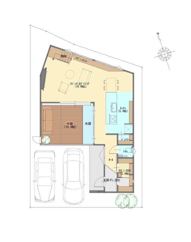 SUUMO】 【リゾート感を自邸に】40坪の整形地／非日常テイストが
