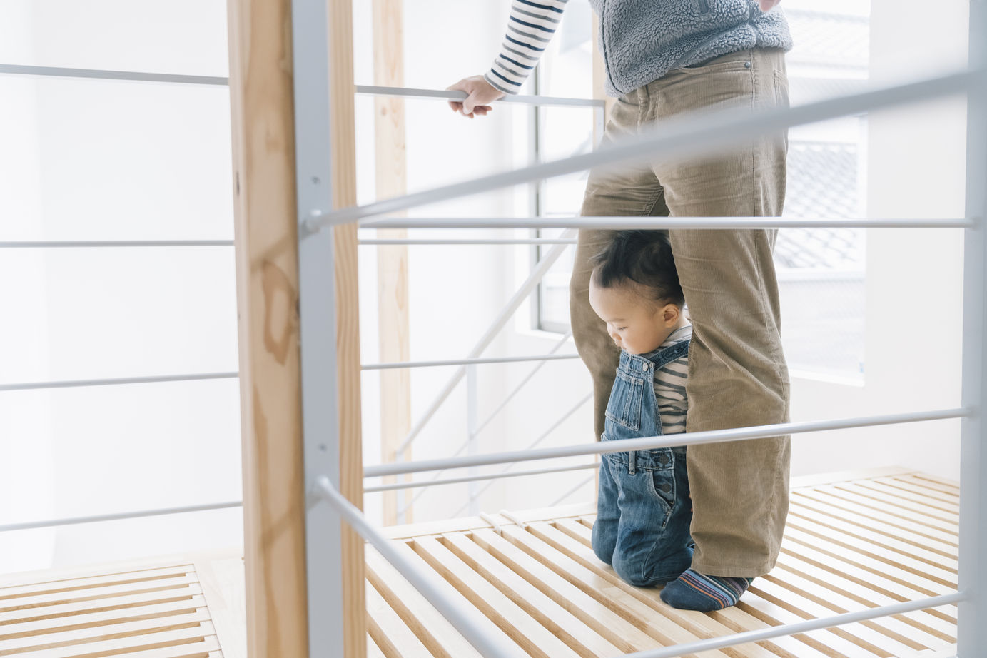 ジューケン 【街中密集地】密集地でも空を取り込んだ、家事ラクで子育てしながらボルダリングも楽しめる家 の建築実例画像7