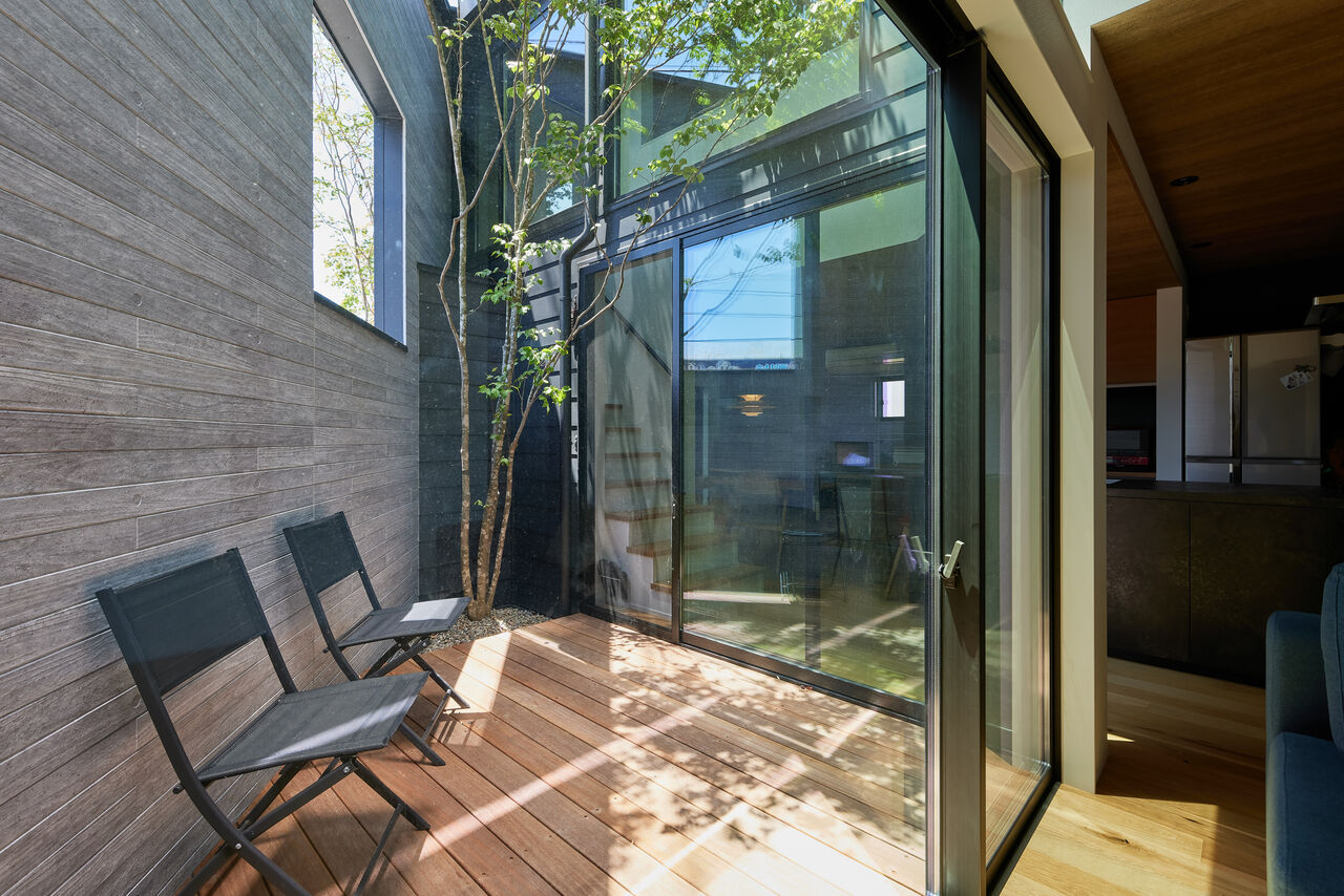 ジューケン 【ランドマークになる家】36坪の直角三角形の変形地を隅々まで生かして機能的に暮らすの建築実例画像8