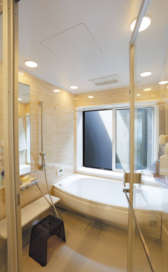 住空間設計Labo 【3000万円台・間取り図・豊中市】デザインも家事ラクも叶える。借景を活かす、光と緑を感じる中庭のある家の建築実例画像13