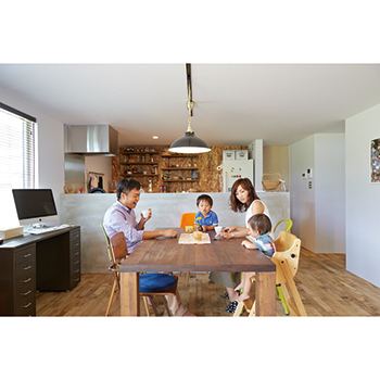 住空間設計Labo 【平屋風・2000万円台・間取り図】スローライフを愉しむ。味のあるインダストリアルデザインで仕上げた家の建築実例画像7