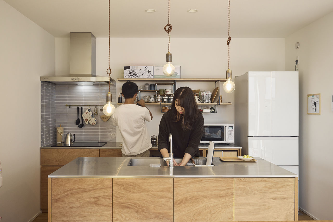 住空間設計Labo 【3000万円台・間取り図・大東市】ウッドデッキでおうちカフェ、音楽、ネコ…。夫婦で「好き」を愉しむ家の建築実例画像3