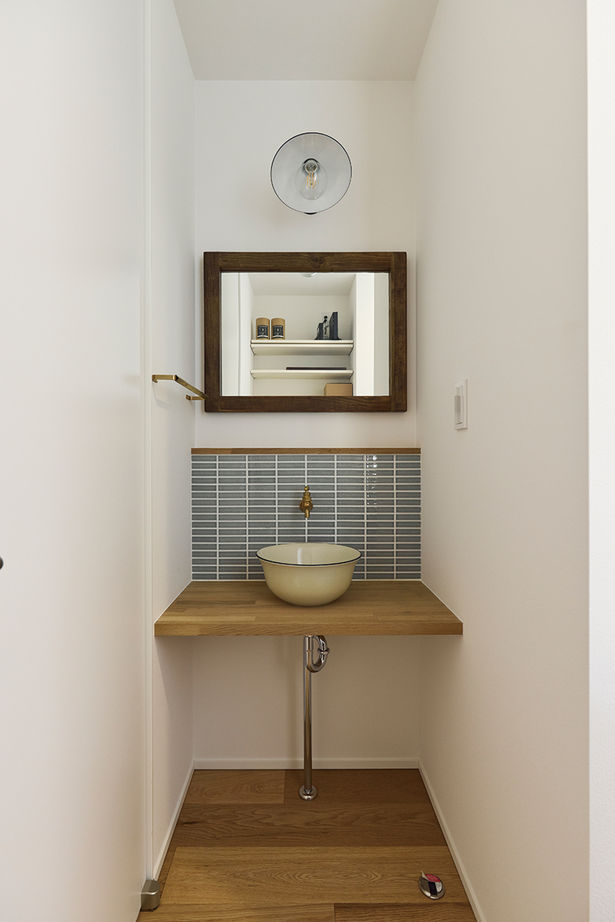 住空間設計Labo 【3000万円台・間取り図・大東市】ウッドデッキでおうちカフェ、音楽、ネコ…。夫婦で「好き」を愉しむ家の建築実例画像9