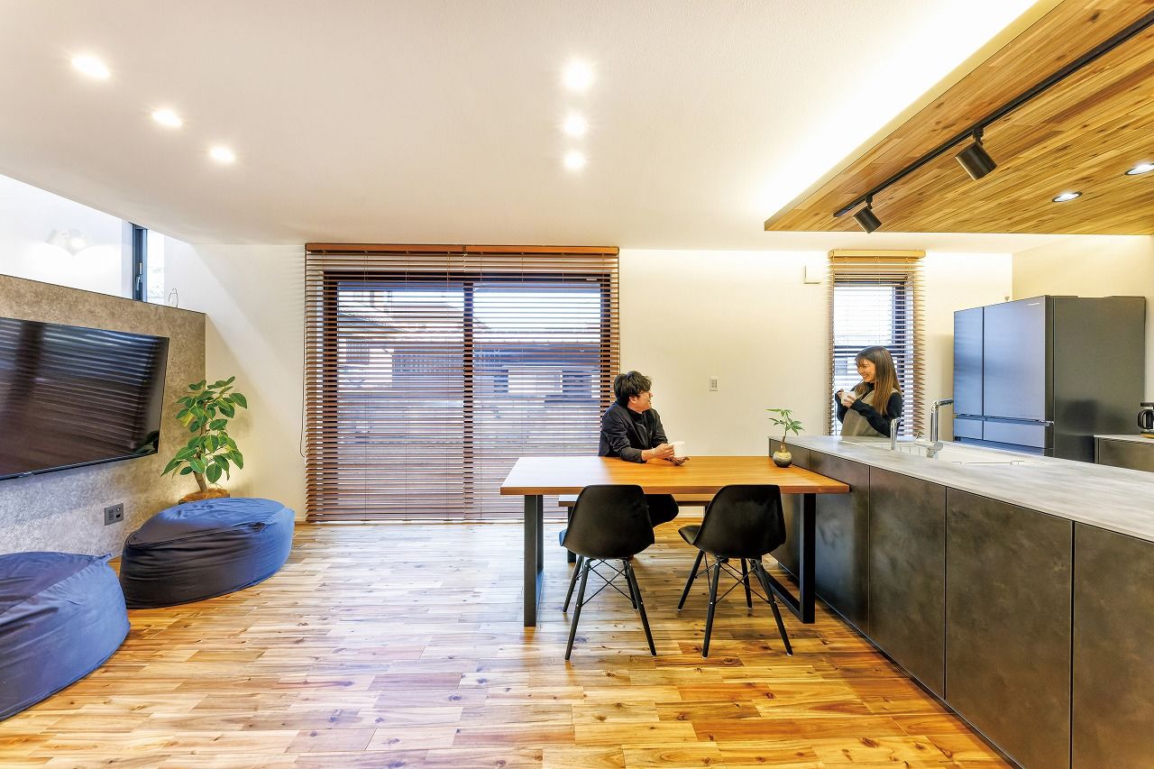 NOA HOME 【スキップフロア/高気密高断熱/延床31坪】家族の時間も趣味の時間も充実。「好き」と「楽しい」を叶えた家の建築実例画像2