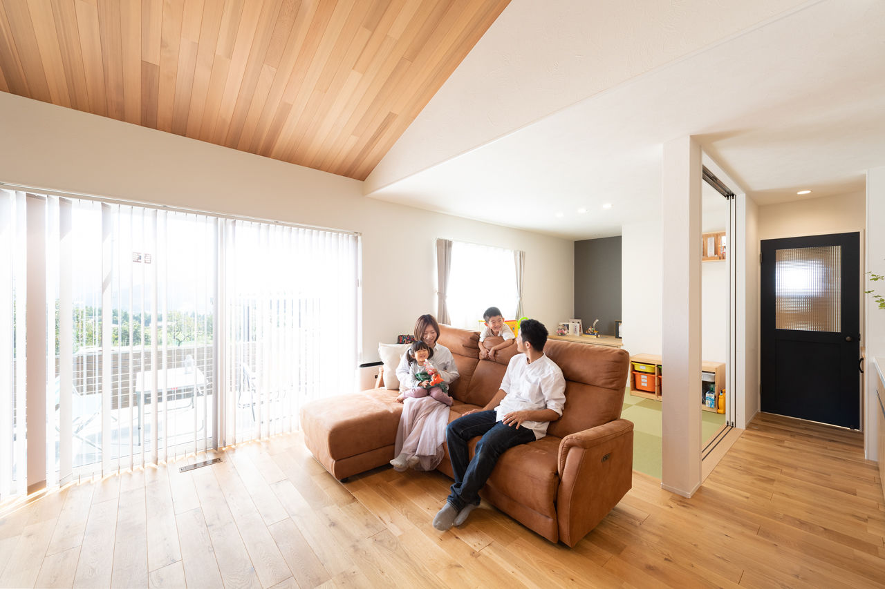 華建築 【2000万円台後半|37坪|平屋＋α|間取り図有】全ての家事を効率的に！共働き夫婦が動線にこだわり建てた家の建築実例画像4
