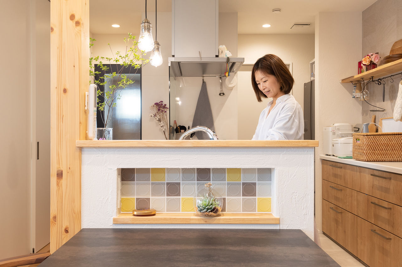 華建築 【2000万円台後半|37坪|平屋＋α|間取り図有】全ての家事を効率的に！共働き夫婦が動線にこだわり建てた家の建築実例画像7