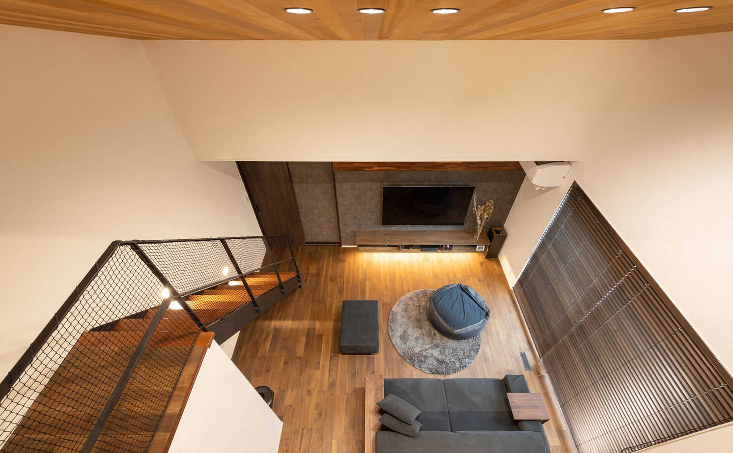 華建築 【3000万円台前半|37坪|平屋＋α|間取り図有】主寝室を１階にして快適生活を叶えたモダンデザインの家の建築実例画像8