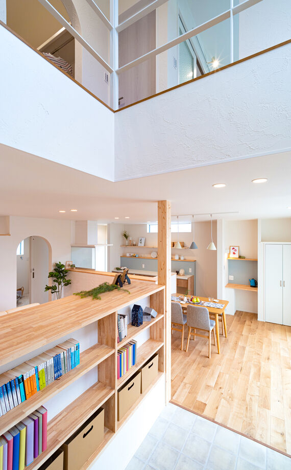 華建築 【2000万円台後半|吹抜け|間取り図有】スムーズな帰宅動線で子どもの自主性を自然に育む家の建築実例画像11