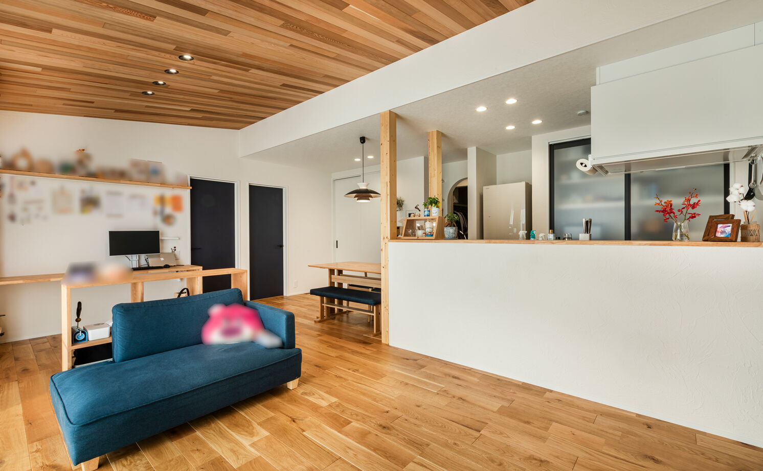 華建築 【2000万円台後半|29坪|平屋|間取り図有】回遊動線で快適生活。子育て中の共働き夫婦にゆとりもたらす平屋の建築実例画像6