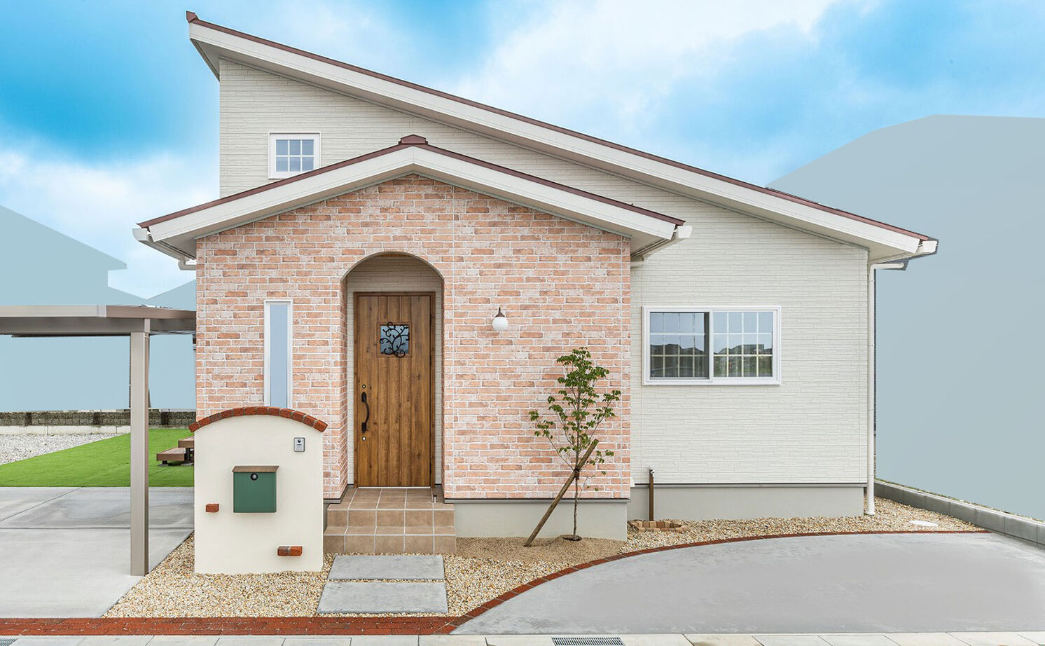 華建築 【2000万円台後半|25坪|平屋|間取り図有】趣味の陶芸作品を飾って楽しむ。回転扉のある遊び心満載の平屋の建築実例画像2