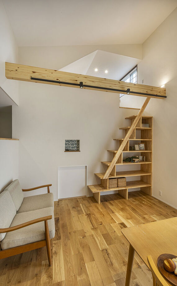 華建築 【2000万円台後半|25坪|平屋|間取り図有】趣味の陶芸作品を飾って楽しむ。回転扉のある遊び心満載の平屋の建築実例画像8