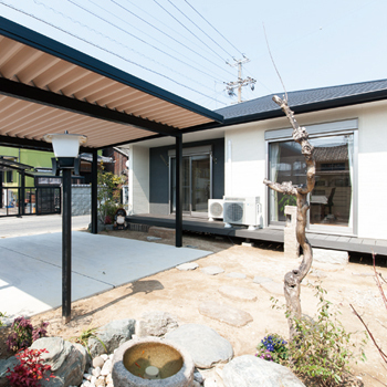 アッシュホーム 【間取り図】夏は涼しく冬は暖かい。16.5坪コンパクトな2人の住まいの「平屋住宅」を、1000万円以下で実現!の建築実例画像2