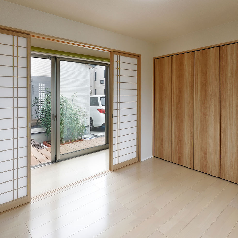 アッシュホーム 【愛知県/1740万円/間取り図】家中から中庭を望める、日本家屋の暮らしを叶える広い土間ありきの平屋実例の建築実例画像6