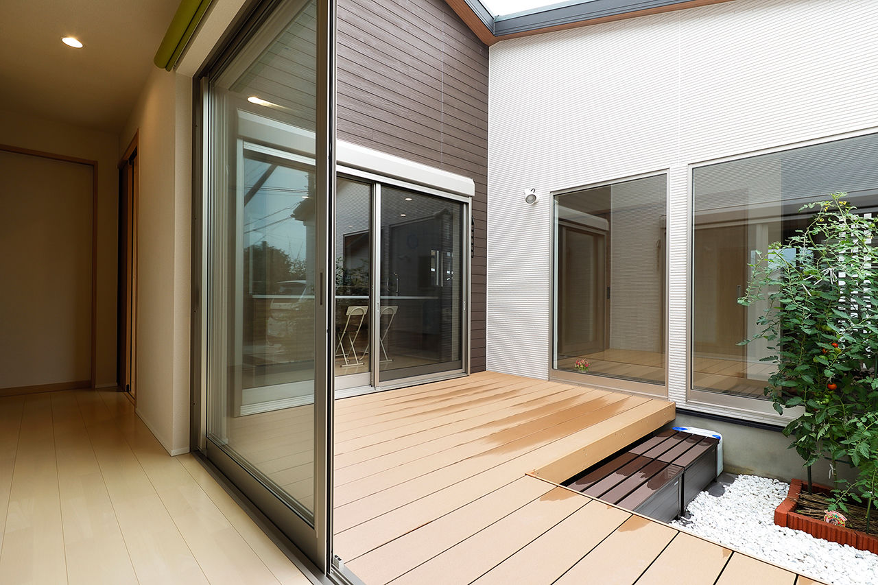 アッシュホーム 【愛知県/1740万円/間取り図】家中から中庭を望める、日本家屋の暮らしを叶える広い土間ありきの平屋実例の建築実例画像7