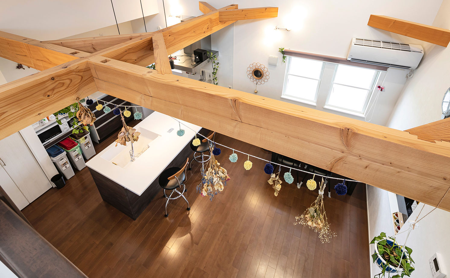 アッシュホーム 【愛知県/1000万円台/間取り図】太陽光発電＆オール電化で災害時も安心。大収納も備えた1.5階建て平屋実例の建築実例画像5