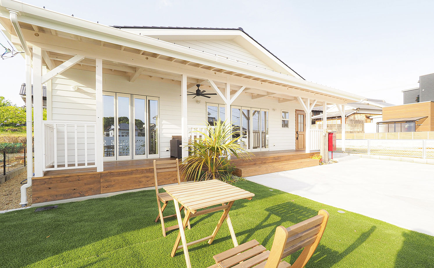 アートハウス 【奈良/平屋/2000万円台/間取り有】ラップサイディングにカバードポーチのカリフォルニアスタイルのお家の建築実例画像19