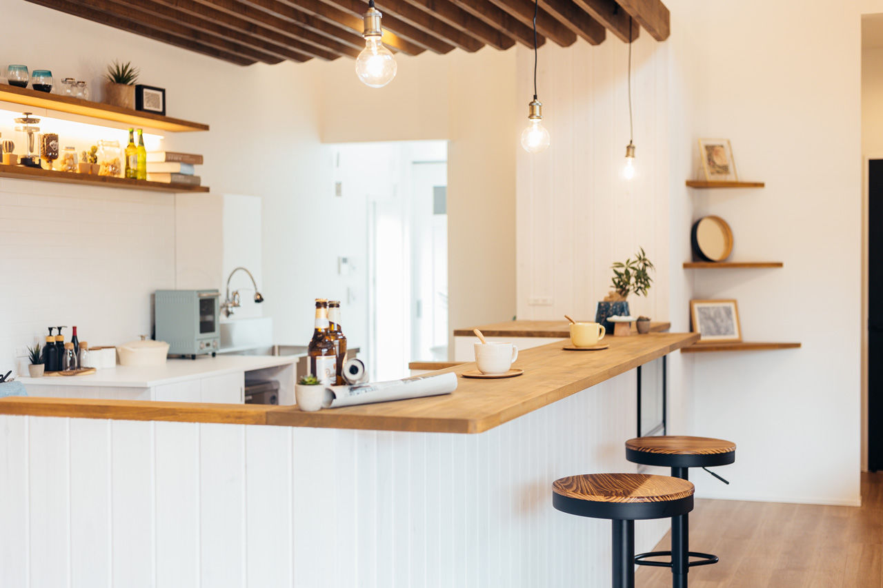 アートハウス 【1990万円・間取り図あり】リゾート感あふれるお洒落な店舗付住宅の建築実例画像7