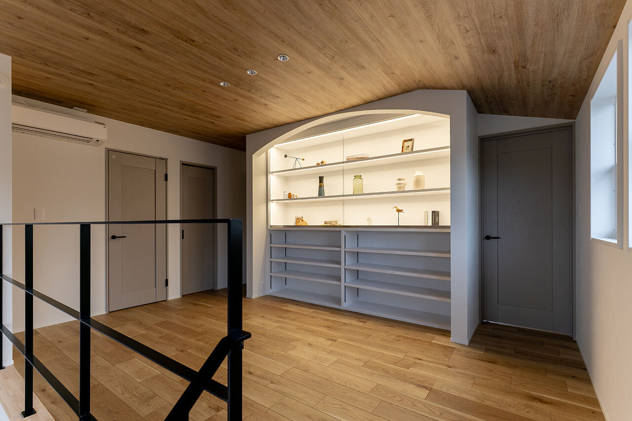 アートハウス 【3000万円台】趣味を楽しみ、愛犬との時間も大切にしたサーファーズハウス。セカンドリビングは趣味の空間の建築実例画像7